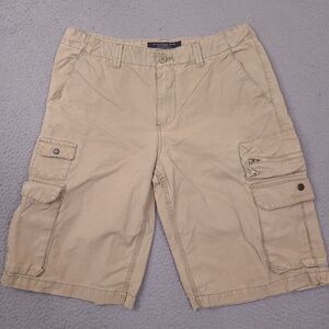 Old Navy Shorts Mens 33 Brown Cargo Surplus Hiking Outdoors‎ Work Utility